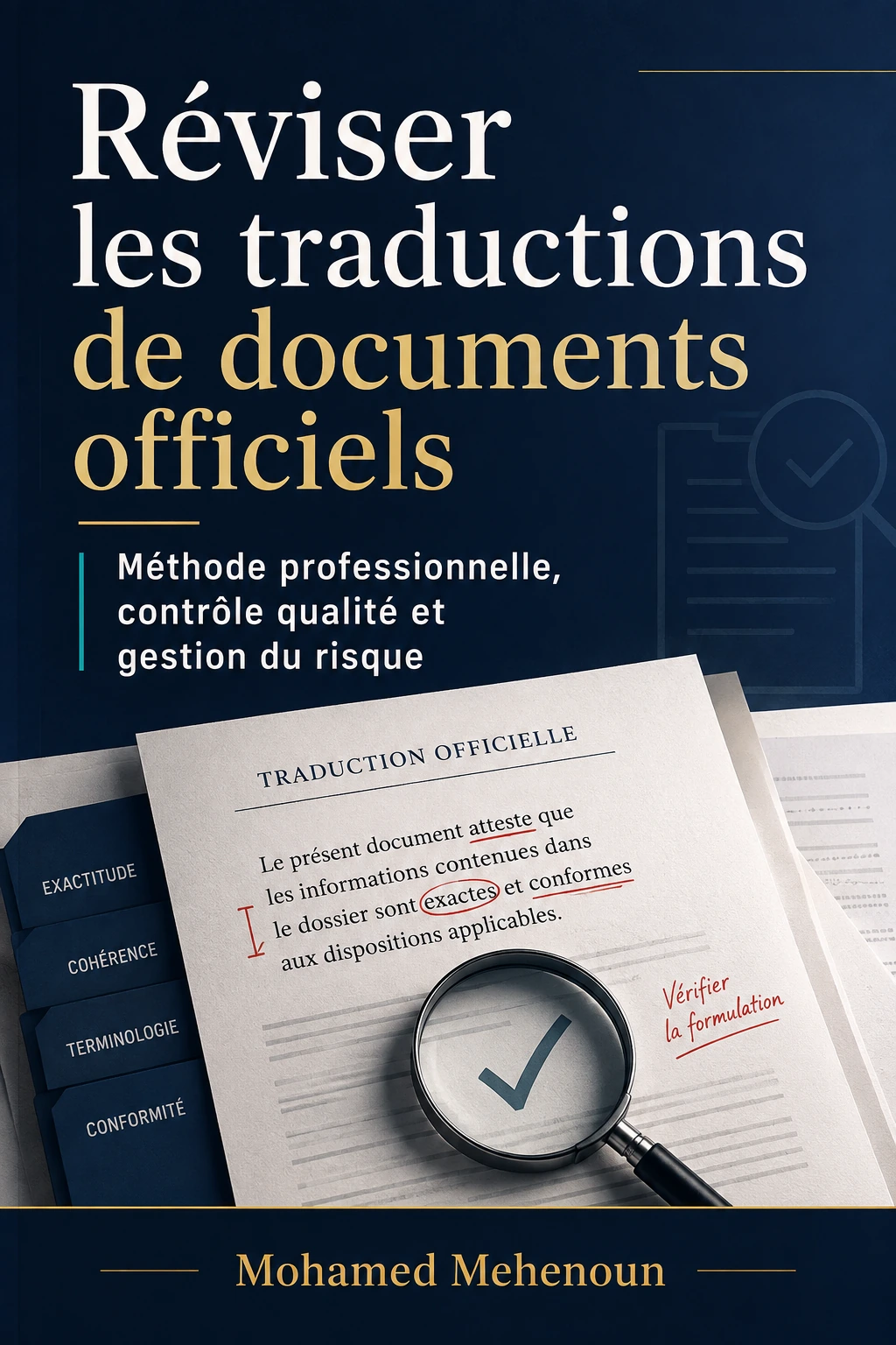 Réviser les traductions de documents officiels